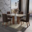 Sala De Jantar 120x80 Paola Tampo Off-white 4 Cad Bom Pastor