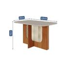 Sala De Jantar 130x80cm 4 Cadeiras Louise/paola Wood Cimol Ci