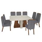 Sala De Jantar 135x135 Magic Bom Pastor 8 Cadeiras