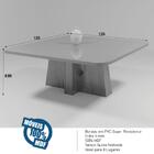 Sala De Jantar 135x135 Magic Bom Pastor 8 Cadeiras