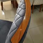 Sala De Jantar 196x90 Mel Mdf/vidro 6 Cadeiras Bom Pastor