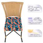 Sala De Jantar 1 Mesa Quadrada Sem Tampo Com 4 Cadeiras Em Al