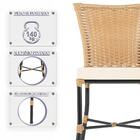 Sala De Jantar 1 Mesa Quadrada Sem Tampo Com 4 Cadeiras Em Al