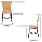 Sala De Jantar 1 Mesa Quadrada Sem Tampo Com 4 Cadeiras Em Al