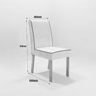 Sala De Jantar 220x110 Lottus Mdf/vidro Grafite 8 Cad Bom Pas