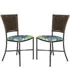 Sala De Jantar 2 Cadeiras Gramado Em Fibra Sintética Junco Tr