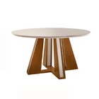 Sala De Jantar 6 Cadeiras 1,35x1,35m - Rubi Turim Lj Móveis