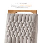 Sala De Jantar 6 Cadeiras Estofadas Atena E Mesa Com Tampo Md