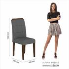 Sala De Jantar 6 Cadeiras Nazca Imbui/off Whi/cinza - Móveis