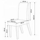 Sala De Jantar 6 Lugares Felicity Venus Seda/nude - Viero Móv