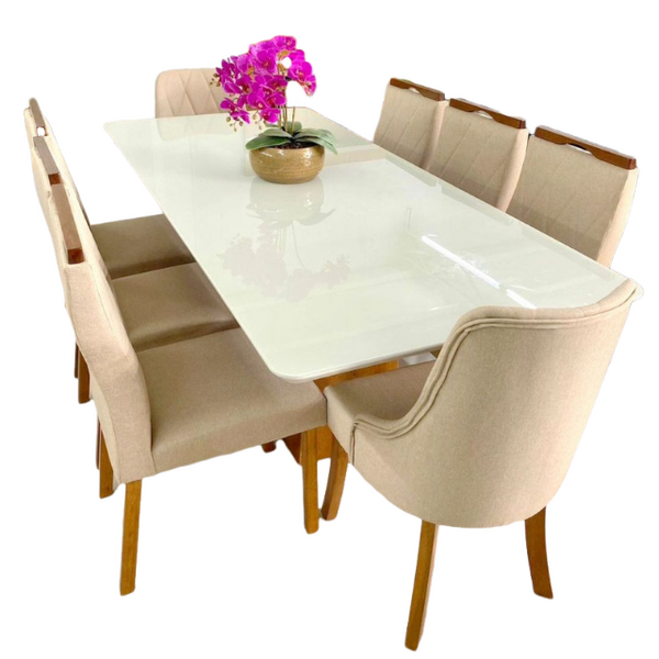 Sala De Jantar  8 Cadeiras Amsterdã Lisboa - Art Salas