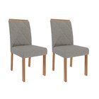 Sala De Jantar Adele 130cm Com 4 Cadeiras Fernanda Madeira/of