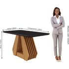 Sala De Jantar Agata 130 Cm Com 4 Cadeiras Juliana Cimol Natu