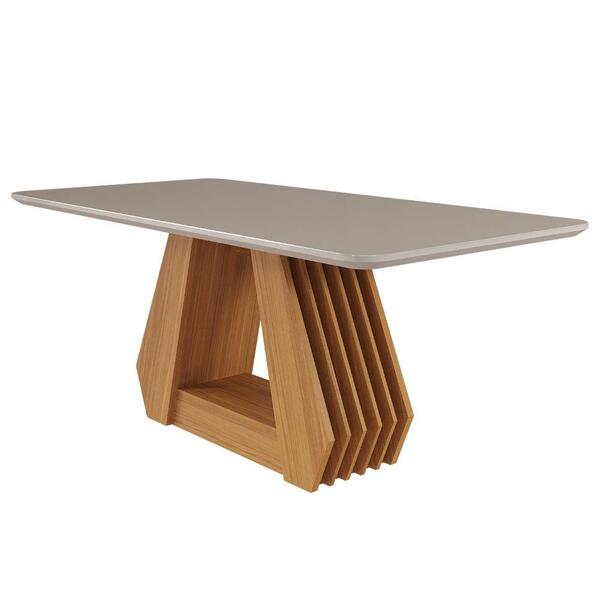 Sala De Jantar Agata 180 Cm Com 6 Cadeiras Paola Cimol Nature