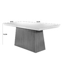 Sala De Jantar Aida Com 6 Cadeiras 180 Mdf Canto Reto Rufato