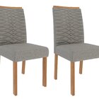 Sala De Jantar Ana 130x130cm Com 8 Cadeiras Clarice Cinamomo/