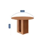 Sala De Jantar Ariela 109cm Sem Vidro Com 4 Cadeiras Clarice