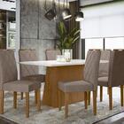 Sala De Jantar Barbara 1,60m X 0,90m E 6 Cadeiras Isabela Ype