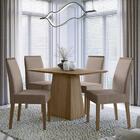 Sala De Jantar Barbara 1 20m X 0 80m E 4 Cadeiras Veneza Imbu