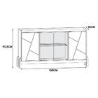 Sala De Jantar Bari Com Cristaleira E Buffet Aparador - Casa D