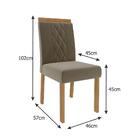 Sala De Jantar Clara 180 Cm Com 6 Cadeiras Alice Cimol Nature