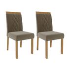 Sala De Jantar Clara 180 Cm Com 6 Cadeiras Alice Cimol Nature