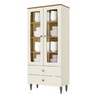 Sala De Jantar Com Cristaleira Ágata E Buffet Ambar - Móveis