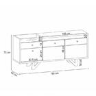 Sala De Jantar Com Cristaleira E Buffet Aparador Diamante - P