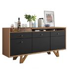 Sala De Jantar Com Cristaleira E Buffet Aparador Diamante - P