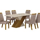Sala De Jantar Completa Com 6 Cadeiras 1,80x0,90m - Ilhéus -
