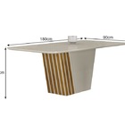 Sala De Jantar Completa Com 6 Cadeiras 1,80x0,90m - Liz - Lei