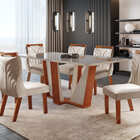 Sala De Jantar Completa Com 6 Cadeiras 1,80x0,90m - Veneza -