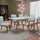 Sala De Jantar Completa Com 6 Cadeiras Madeira Maciça 1,80x0,