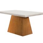 Sala De Jantar Completa Mesa Luna 120x80cm Mdf/vidro 4 Cadeir