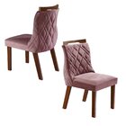 Sala De Jantar Curytiba 06 Cadeiras Madry Castanho Prêmio/off