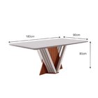 Sala De Jantar Curytiba 06 Cadeiras Madry Castanho Prêmio/off