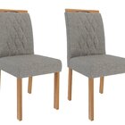 Sala De Jantar Ester 180cm Com 6 Cadeiras Juliana Wood Cinamo