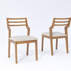 Sala De Jantar Ficus 130cm Com 4 Cadeiras Damasco Madeira /of