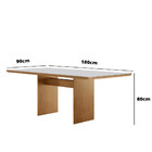 Sala De Jantar Grécia 180 Cm Tampo Mdf Vidro 6 Cadeiras Gréci