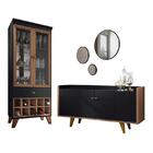 Sala De Jantar Intense Com Cristaleira, Buffet Aparador E Esp