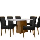 Sala De Jantar Jasmin 1 60m X 0 90m E 6 Cadeiras Caroline Ype