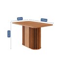 Sala De Jantar Julieta 130cm Sem Vidro Com 4 Cadeiras Fernand