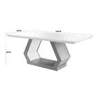 Sala De Jantar Lara 180 Tp Mdf Com 6 Cadeiras Safira