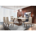 Sala De Jantar Lara 180 Tp Mdf Com 6 Cadeiras Safira