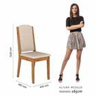 Sala De Jantar Lidia 4 Cadeiras Cinamomo/bege - Móveis Arapon