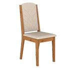 Sala De Jantar Lidia 4 Cadeiras Cinamomo/bege - Móveis Arapon