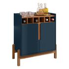 Sala De Jantar Lizz Com Cristaleira E Aparador Barzinho - Cas