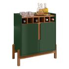 Sala De Jantar Lizz Com Cristaleira E Aparador Barzinho - Cas