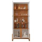 Sala De Jantar Lizz Com Cristaleira E Aparador Barzinho - Cas