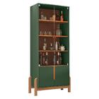 Sala De Jantar Lizz Com Cristaleira E Aparador - Casa D